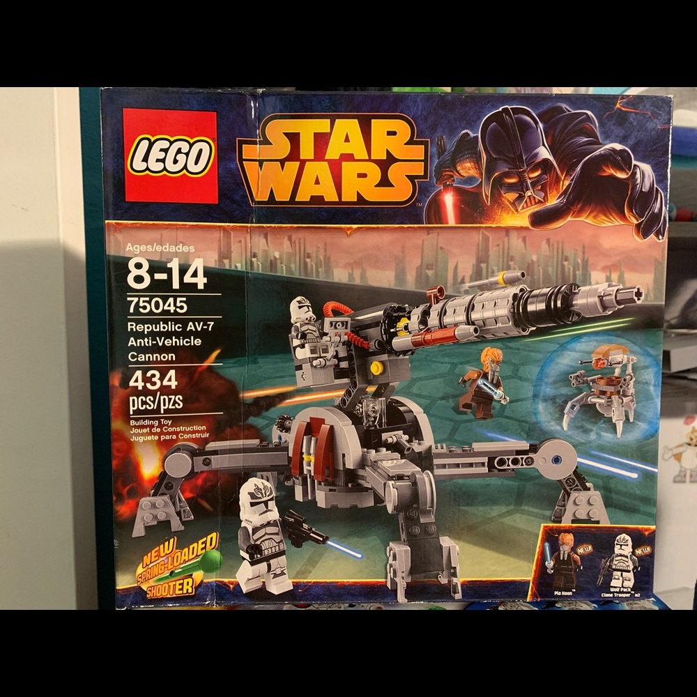 Star Wars Lego  75045 - Republic AV-7 Anti-Vehicle Cannon
